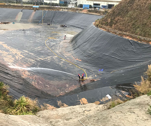 太白废水池清理